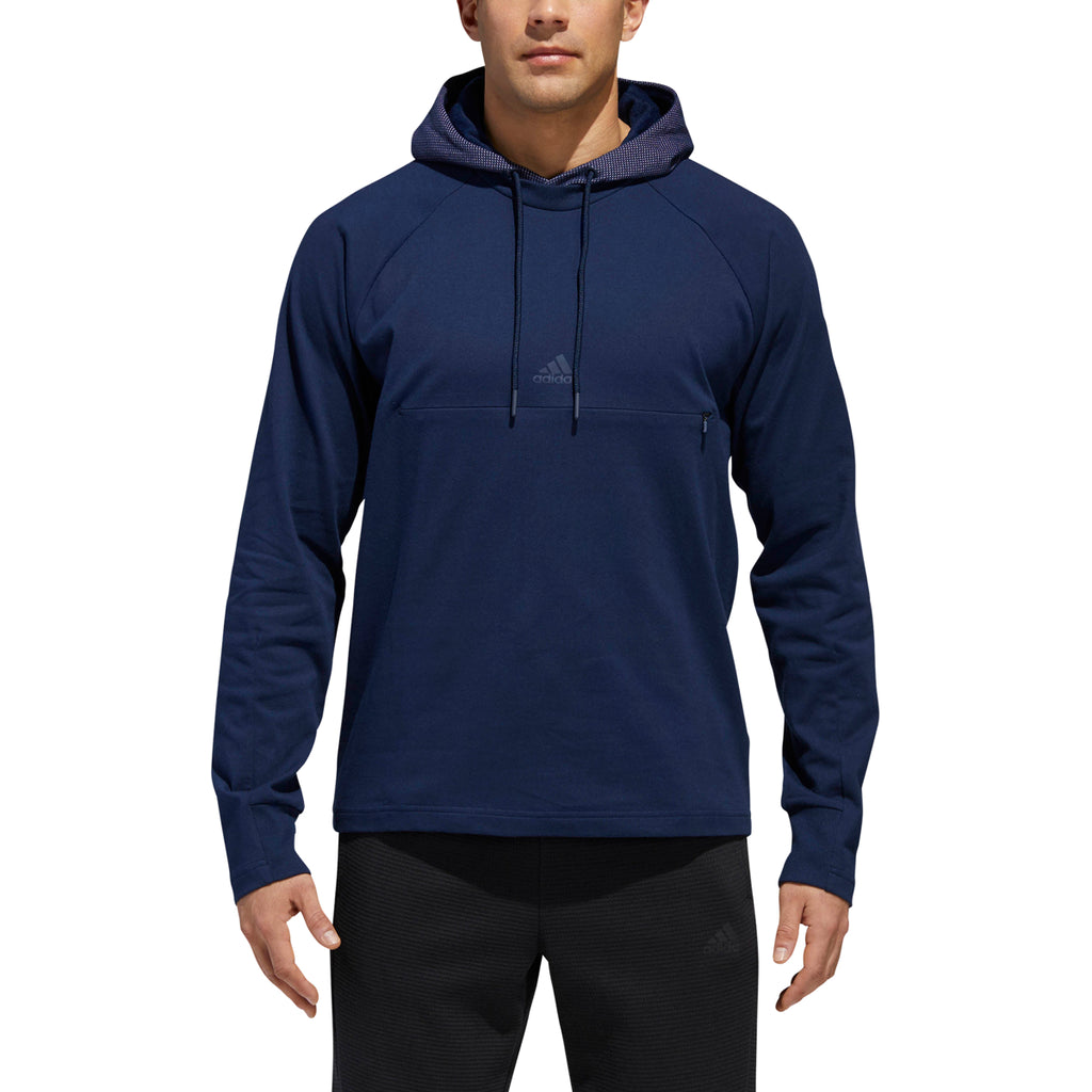 Adidas Men's Athletics Sport 2 Street Lifestyle Pullover Hoodie Collegiate Navy