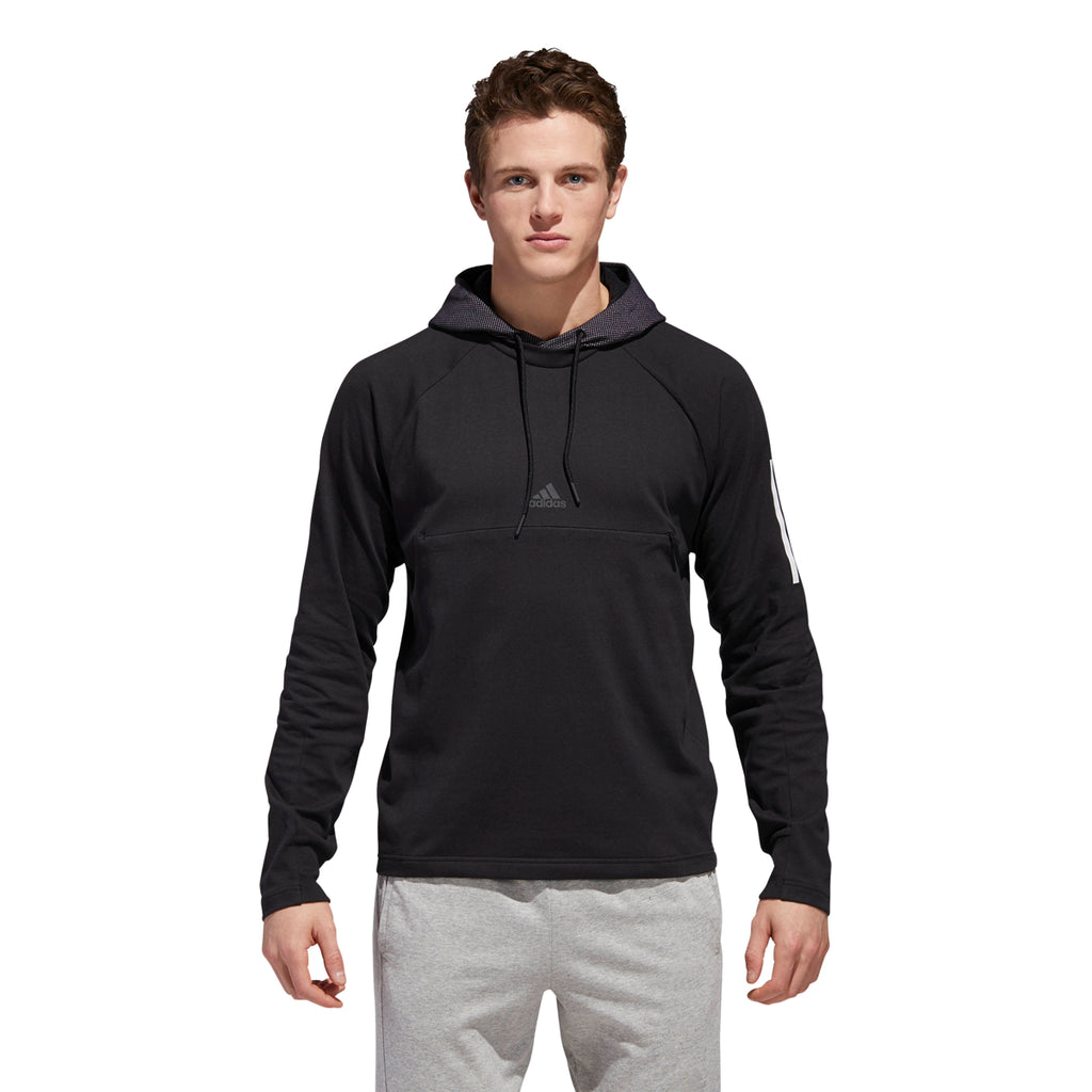 Adidas Men's Athletics Sport 2 Street Lifestyle Pullover Hoodie Black