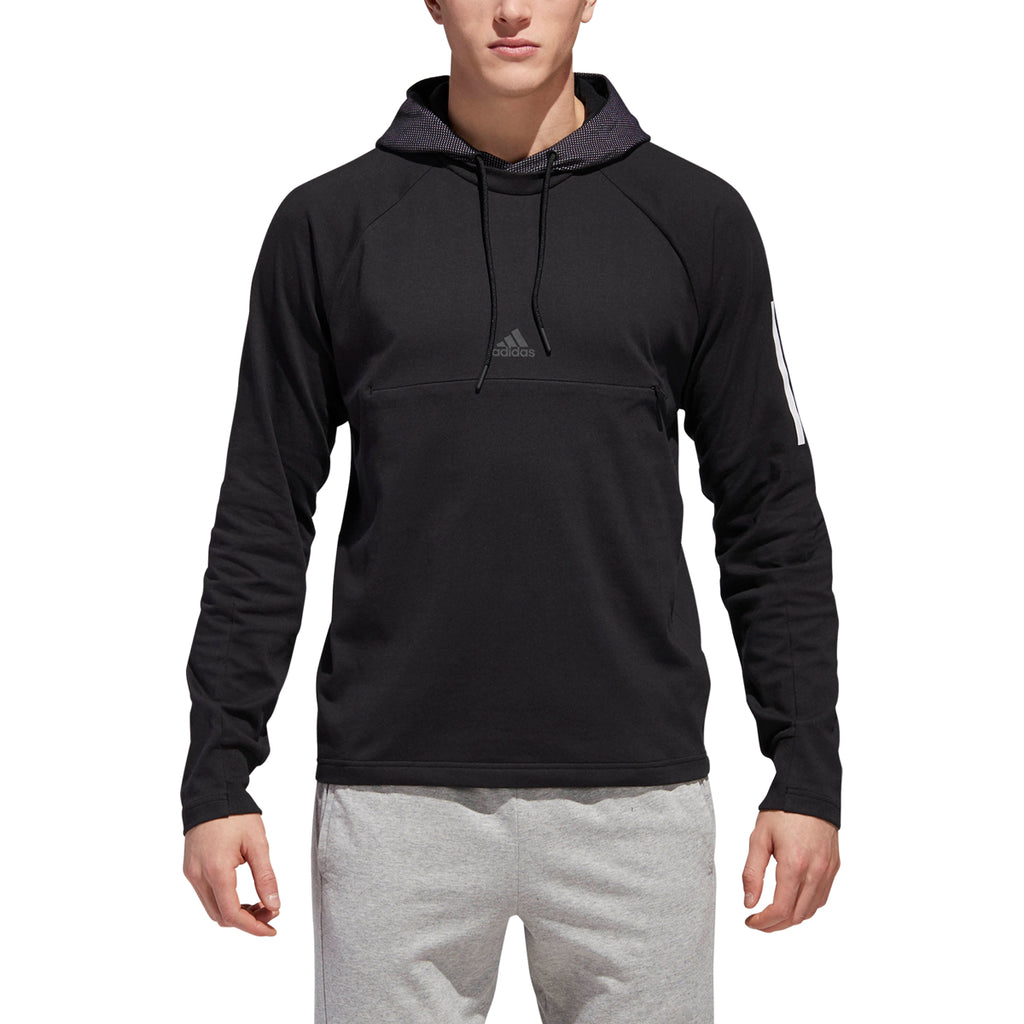 Adidas Men's Athletics Sport 2 Street Lifestyle Pullover Hoodie Black