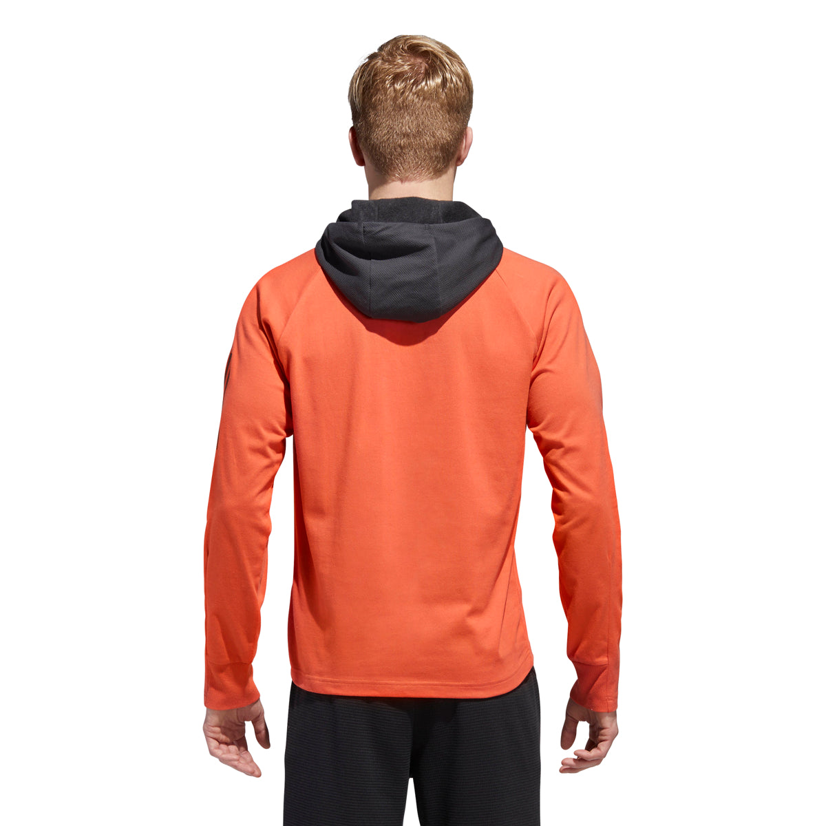 Adidas Men's Athletics Sport 2 Street Lifestyle Pullover Hoodie Raw Amber-Carbon