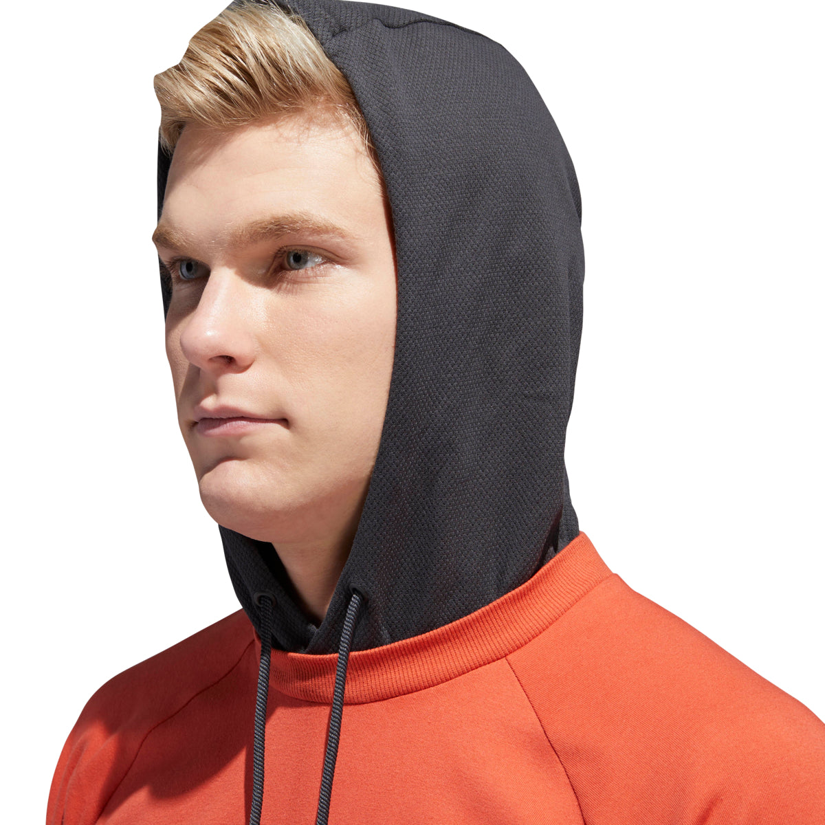 Adidas Men's Athletics Sport 2 Street Lifestyle Pullover Hoodie Raw Amber-Carbon