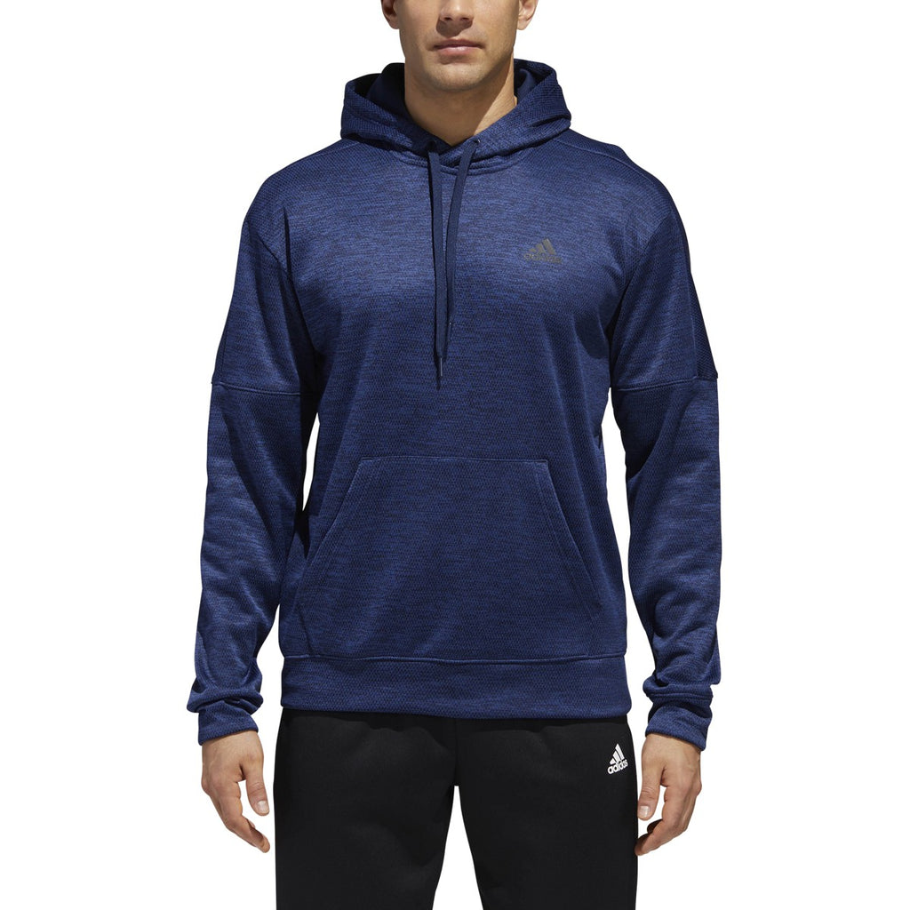 Adidas men's athletics team issue fleece logo pull over hoody Clearance