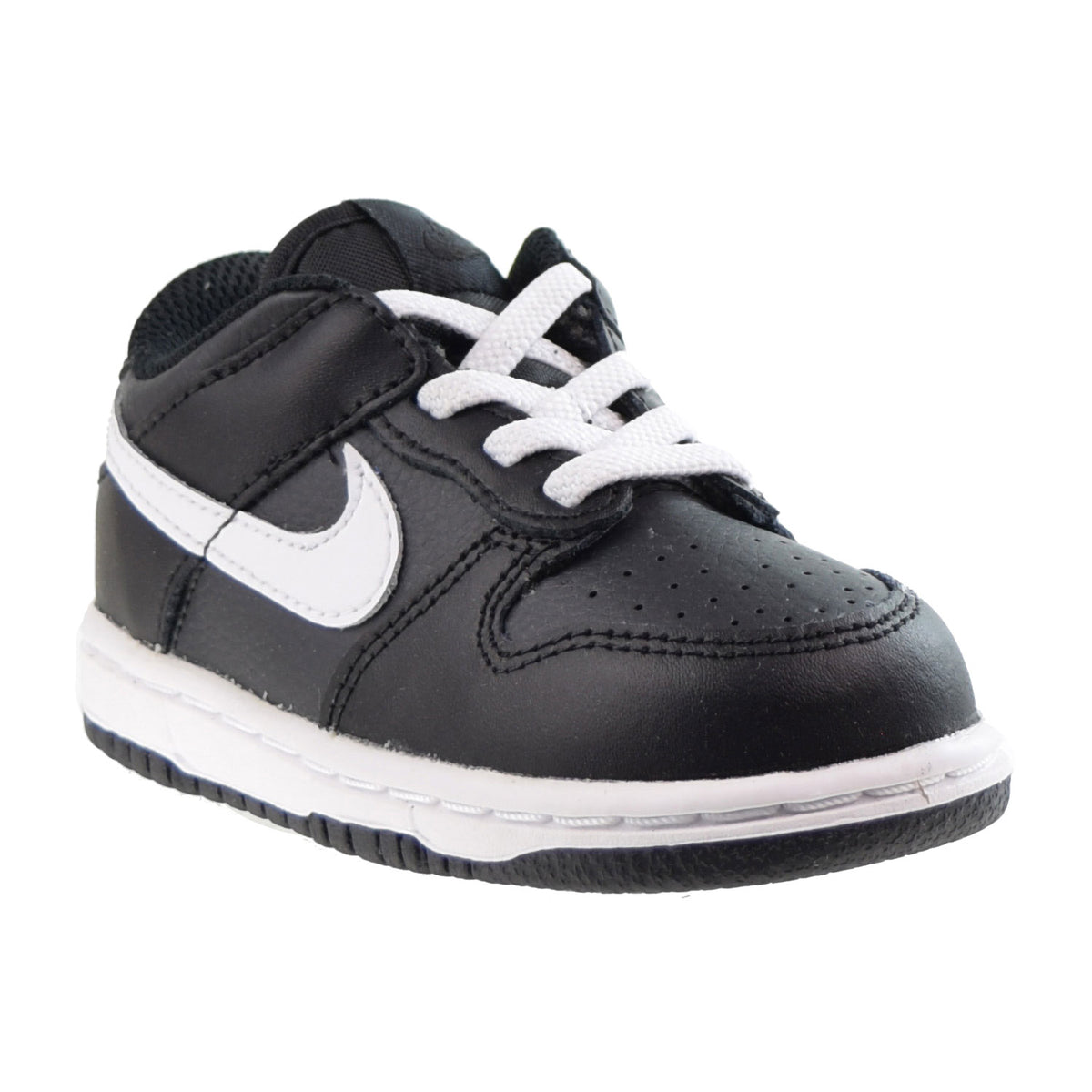 Nike Dunk Low Toddlers Shoes Black-White