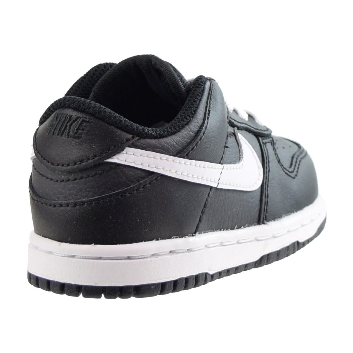 Nike Dunk Low Toddlers Shoes Black-White