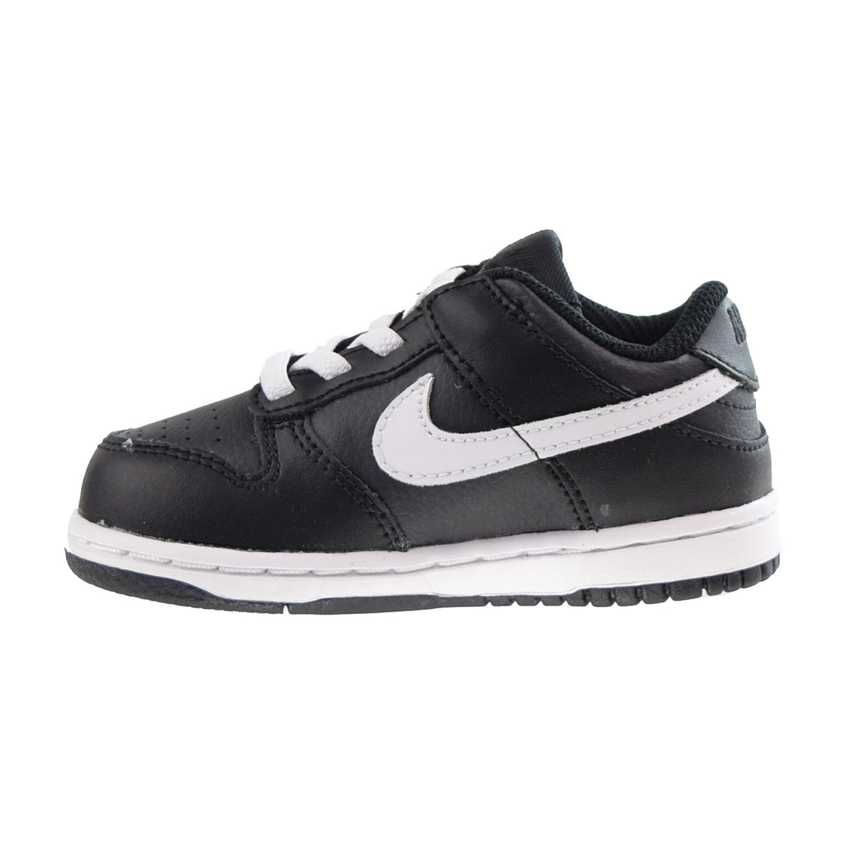 Nike Dunk Low Toddlers Shoes Black-White