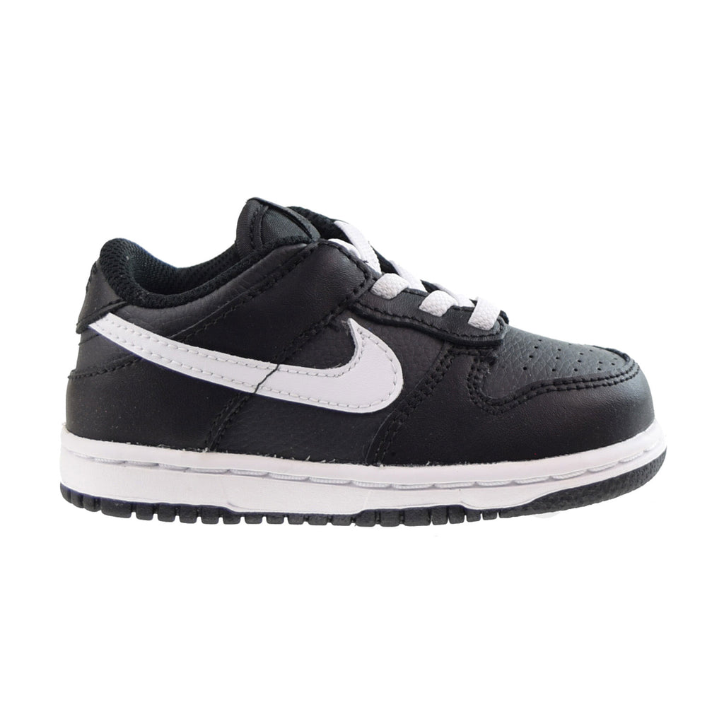 Nike Dunk Low Toddlers Shoes Black-White