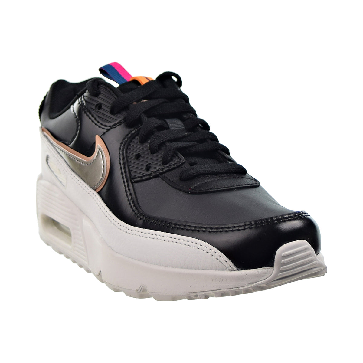 Nike Air Max 90 LTR SE (GS) Big Kids' Size Off Noir-Metallic Pewter-Black