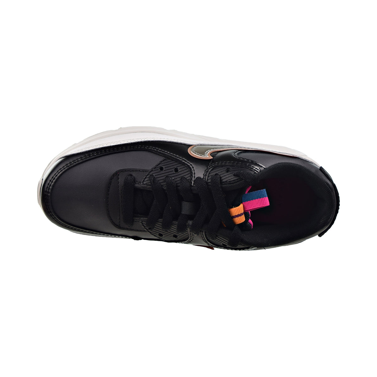 Nike Air Max 90 LTR SE (GS) Big Kids' Size Off Noir-Metallic Pewter-Black