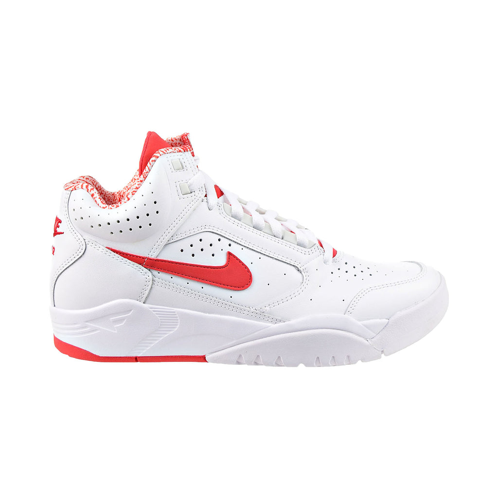 Nike Air Flight Lite Mid Men's Shoes White-University Red 