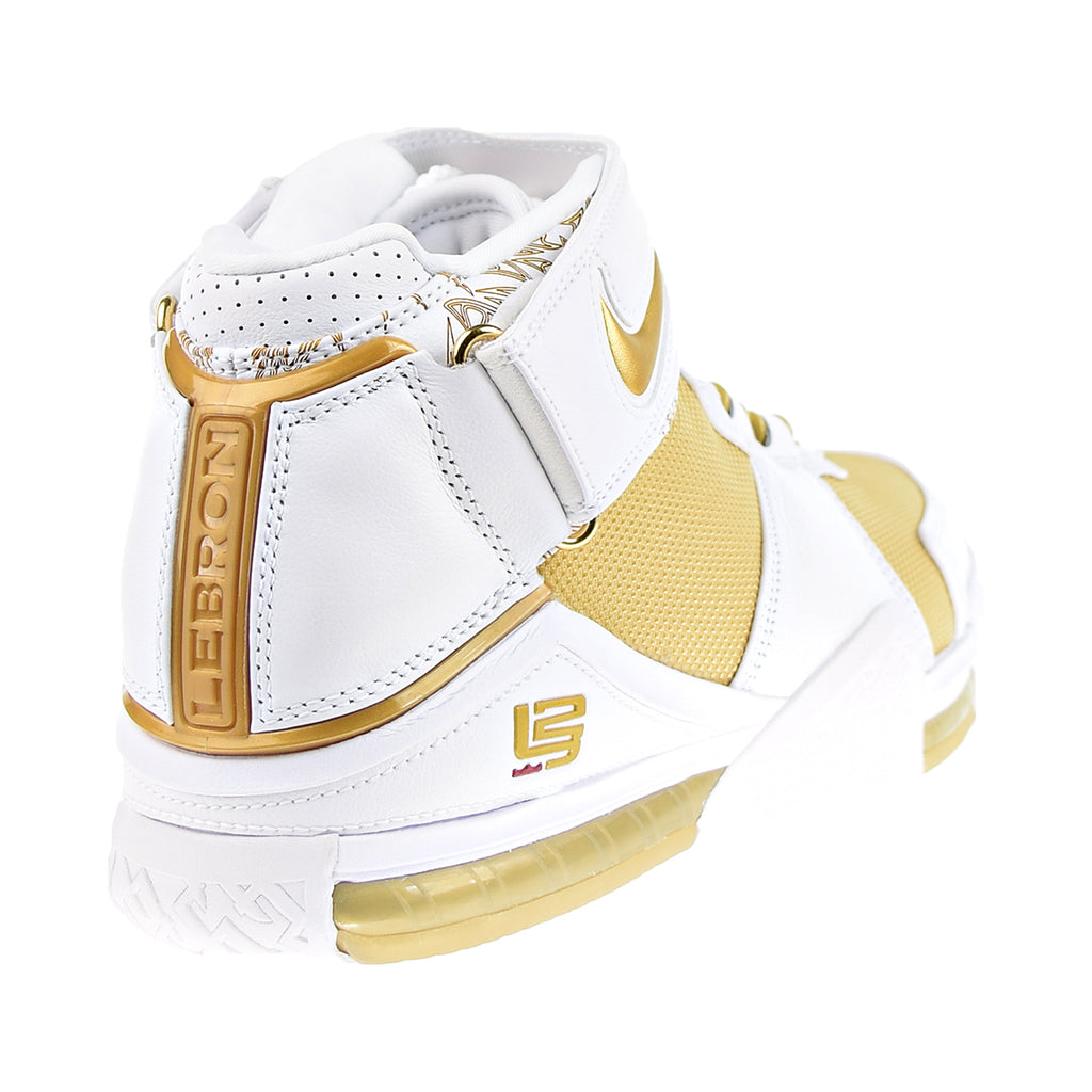 Nike LeBron 2 Retro 'Maccabi' Men's Shoes White-Metallic Gold