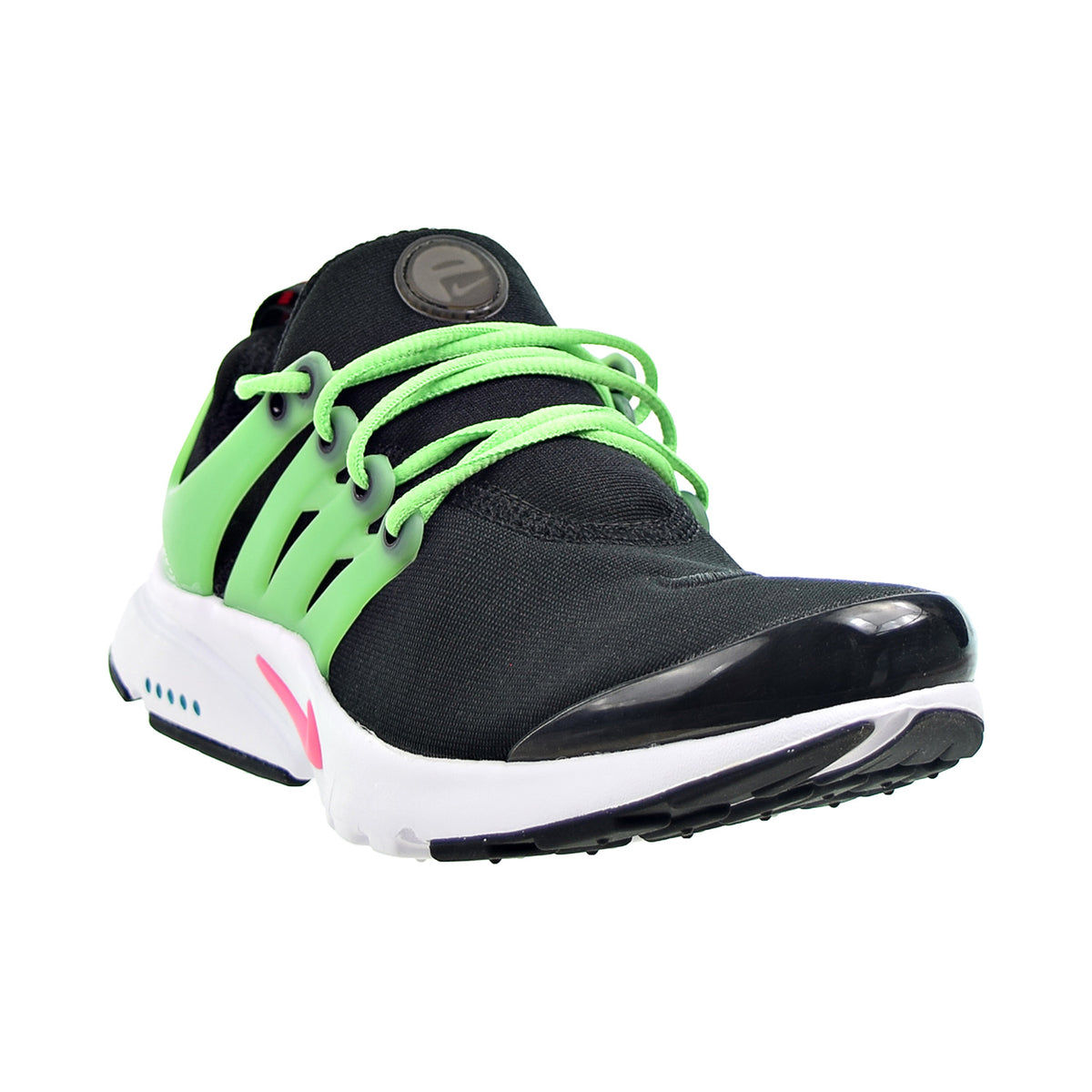 Nike Air Presto "Green Strike" Big Kids' Shoes Black-Hyper Pink-White