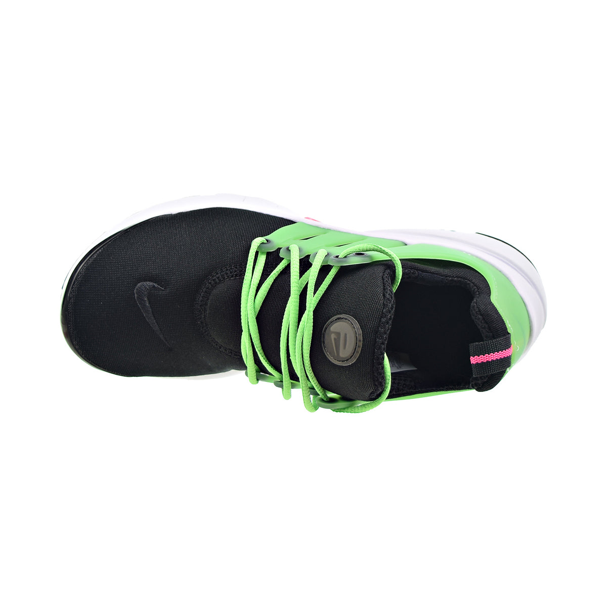 Nike Air Presto "Green Strike" Big Kids' Shoes Black-Hyper Pink-White