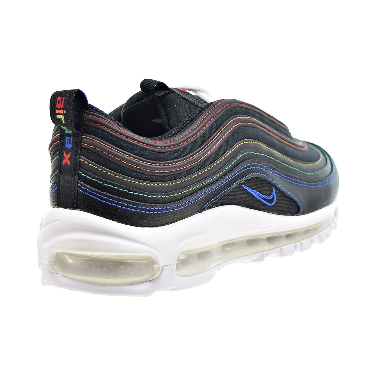 Nike Air Max 97 Women's Shoes Black-Hyper Royal-Multi