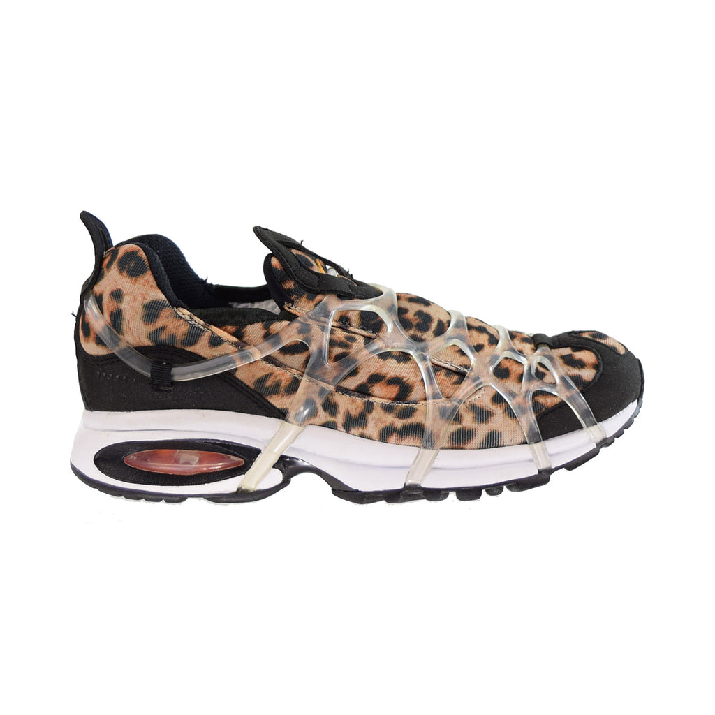 Nike Air Kukini SE "Leopard" (GS) Big Kids' Shoes Black-Kumquat-Multi color
