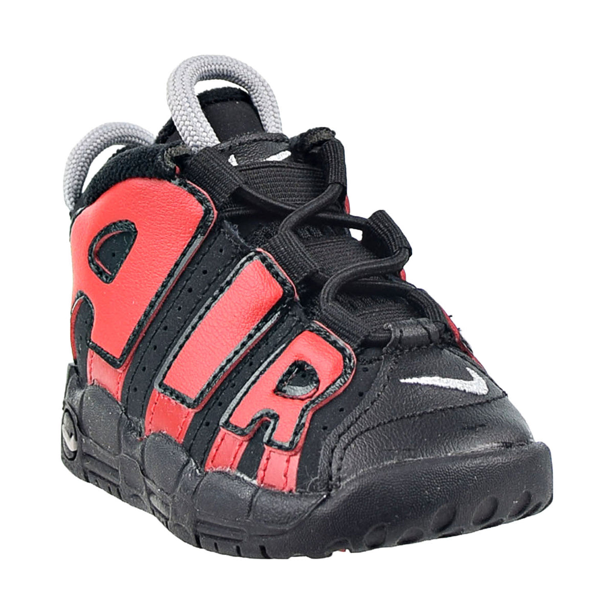 Nike Air More Uptempo (TD) "Alternate Split" Toddler's Shoes Black-Red