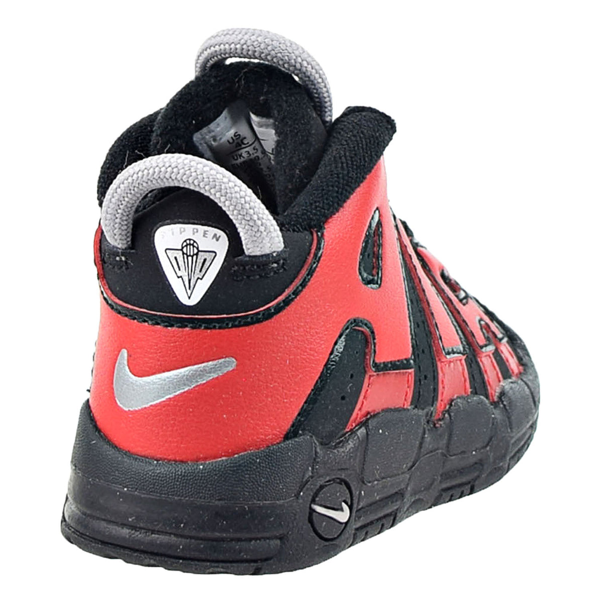 Nike Air More Uptempo (TD) "Alternate Split" Toddler's Shoes Black-Red