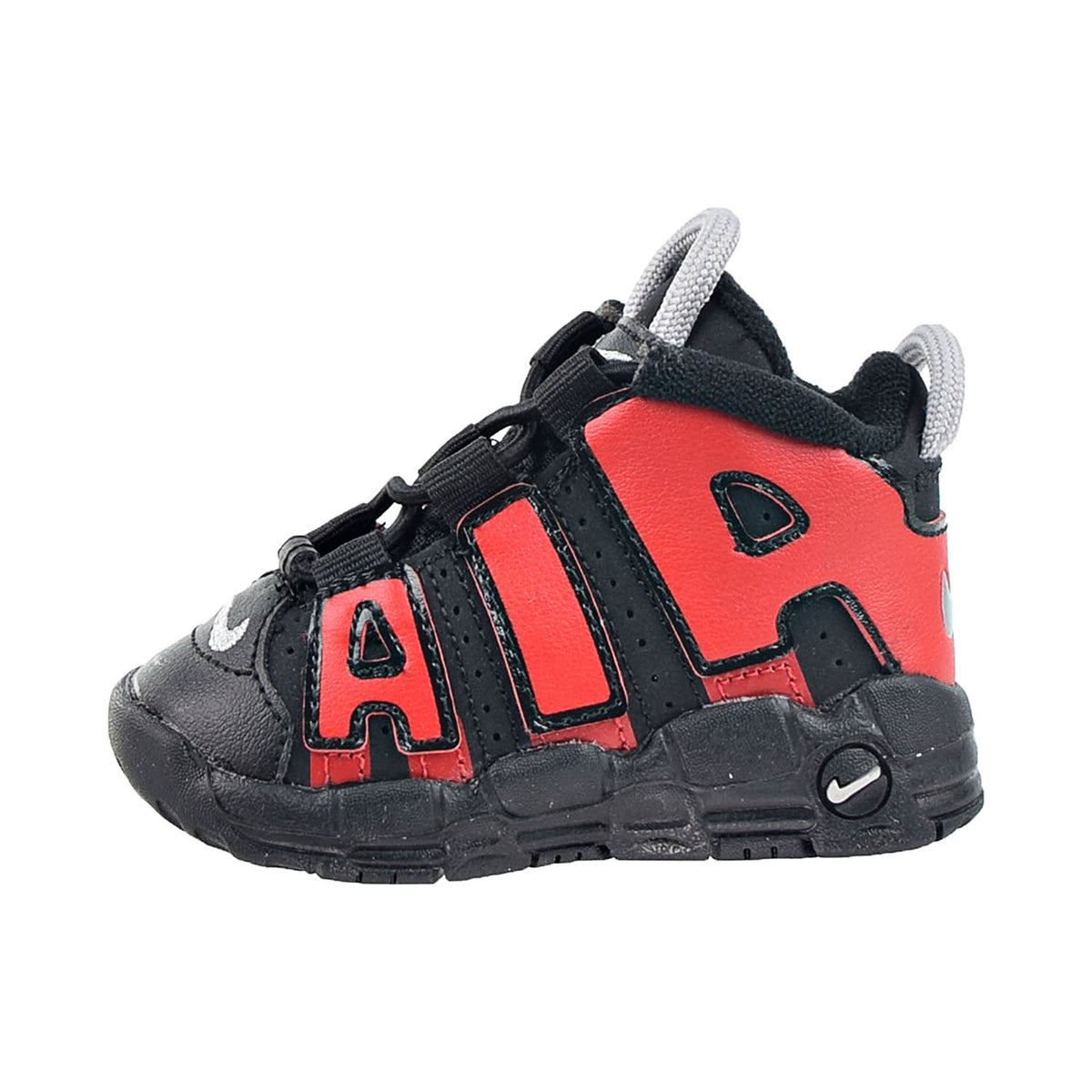Nike Air More Uptempo (TD) "Alternate Split" Toddler's Shoes Black-Red