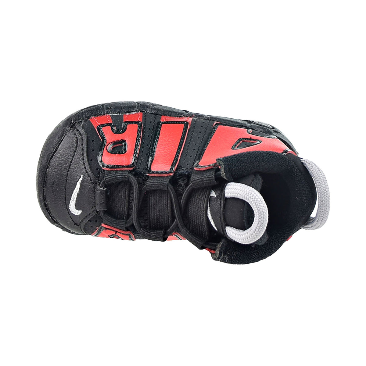 Nike Air More Uptempo (TD) "Alternate Split" Toddler's Shoes Black-Red