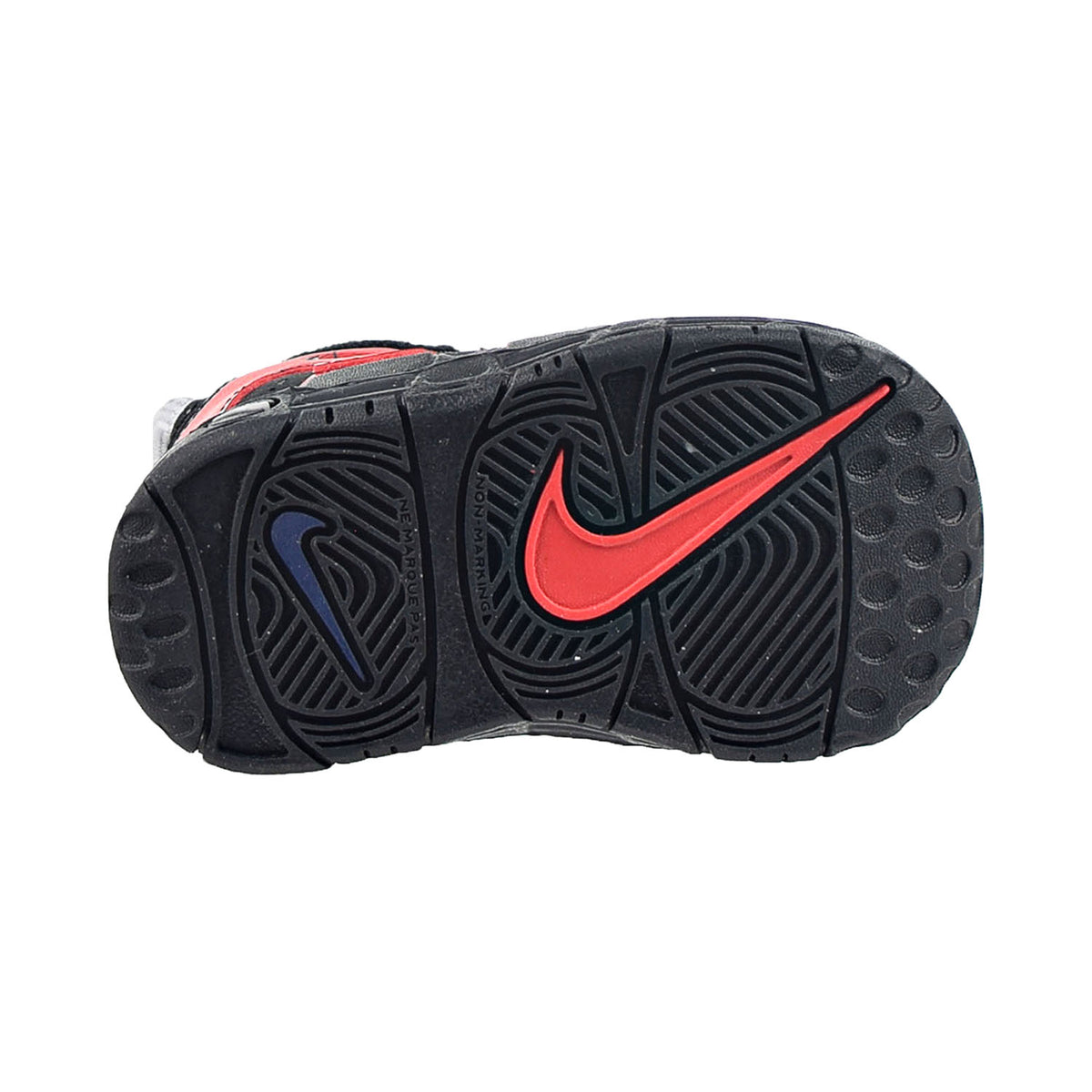 Nike Air More Uptempo (TD) "Alternate Split" Toddler's Shoes Black-Red