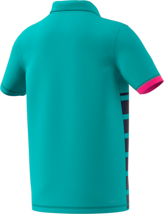 Adidas Seasonal Polo Kids' Shirt Turquoise
