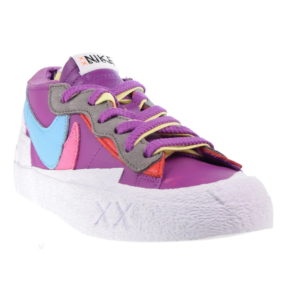 Nike Blazer Low Sacai KAWS Men's Shoes Purple Dusk-Aqua-Pink