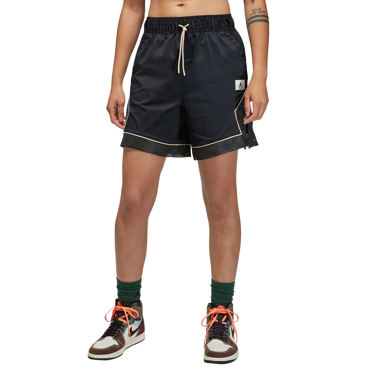 Jordan Essentials Diamond Women's Shorts Black-Dark Smoke Grey
