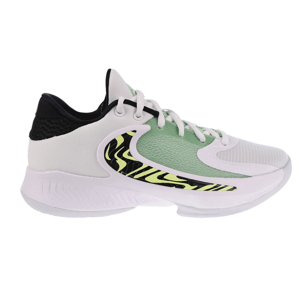 Nike Zoom Freak 4 (GS) Big Kids' Shoes White-Black-Barely Volt