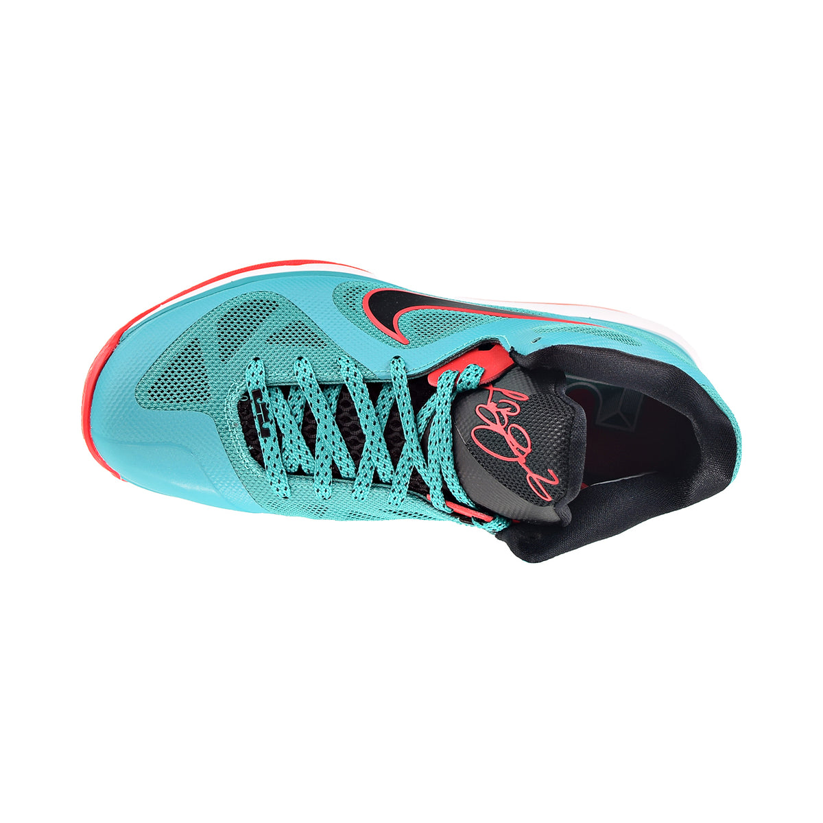 Nike LeBron 9 Low "Reverse Liverpool" Men's Shoes New Green-Black-Action Red