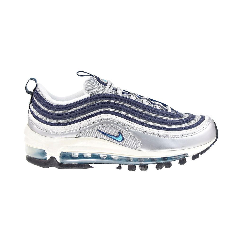 Nike Air Max 97 Women's Shoes Metallic Silver-Chlorine Blue