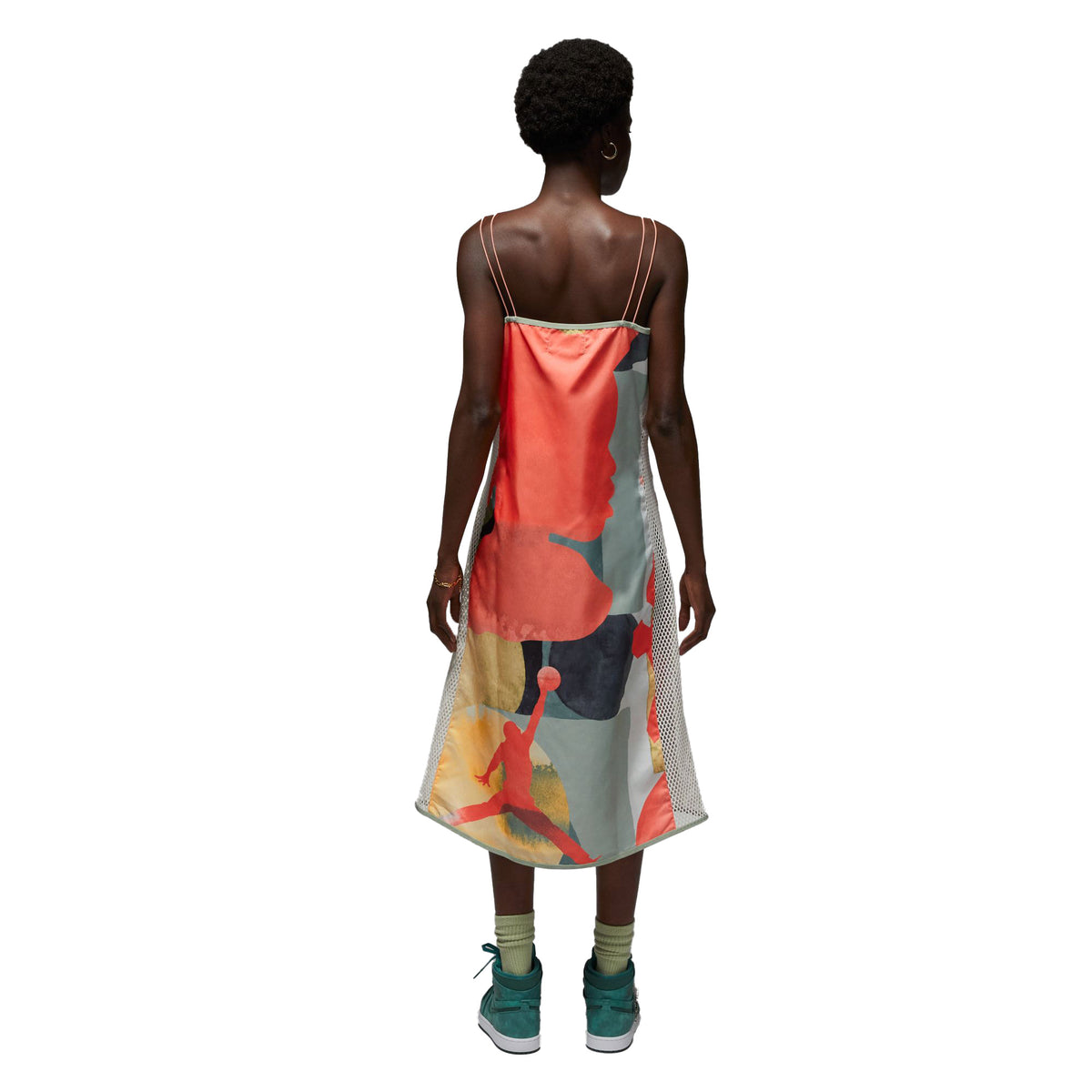 Jordan x Bephies Beauty Supply Slip Women's Dress College Grey-Lt Wild Mango