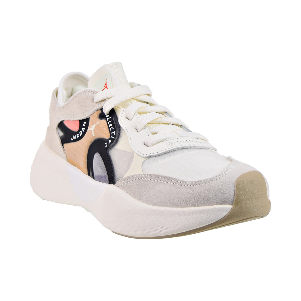 Jordan Delta 3 Low "Paris Collective" Women's Shoes Sail-Black-Gold Suede
