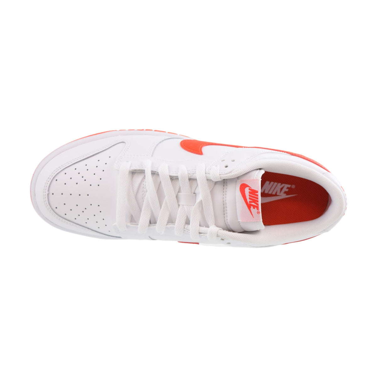 Nike Dunk Low Retro Men's Shoes White-Picante Red