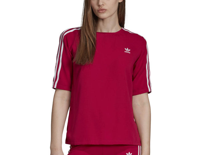 Adidas Women's Originals 3-Stripes T-shirt Pride Pink
