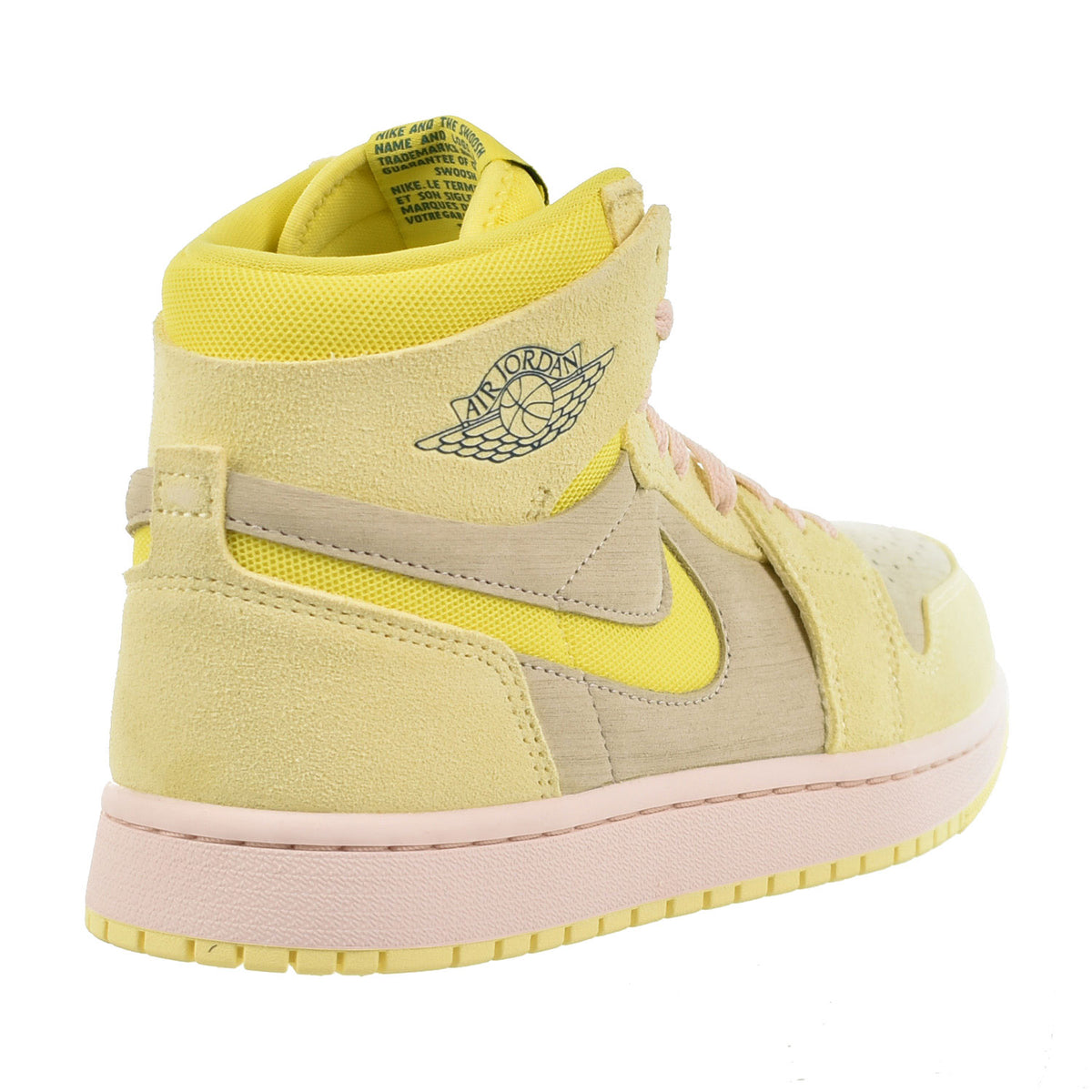 Air Jordan 1 Zoom CMFT 2 Women's Shoes Citron Tint-Dynamic Yellow