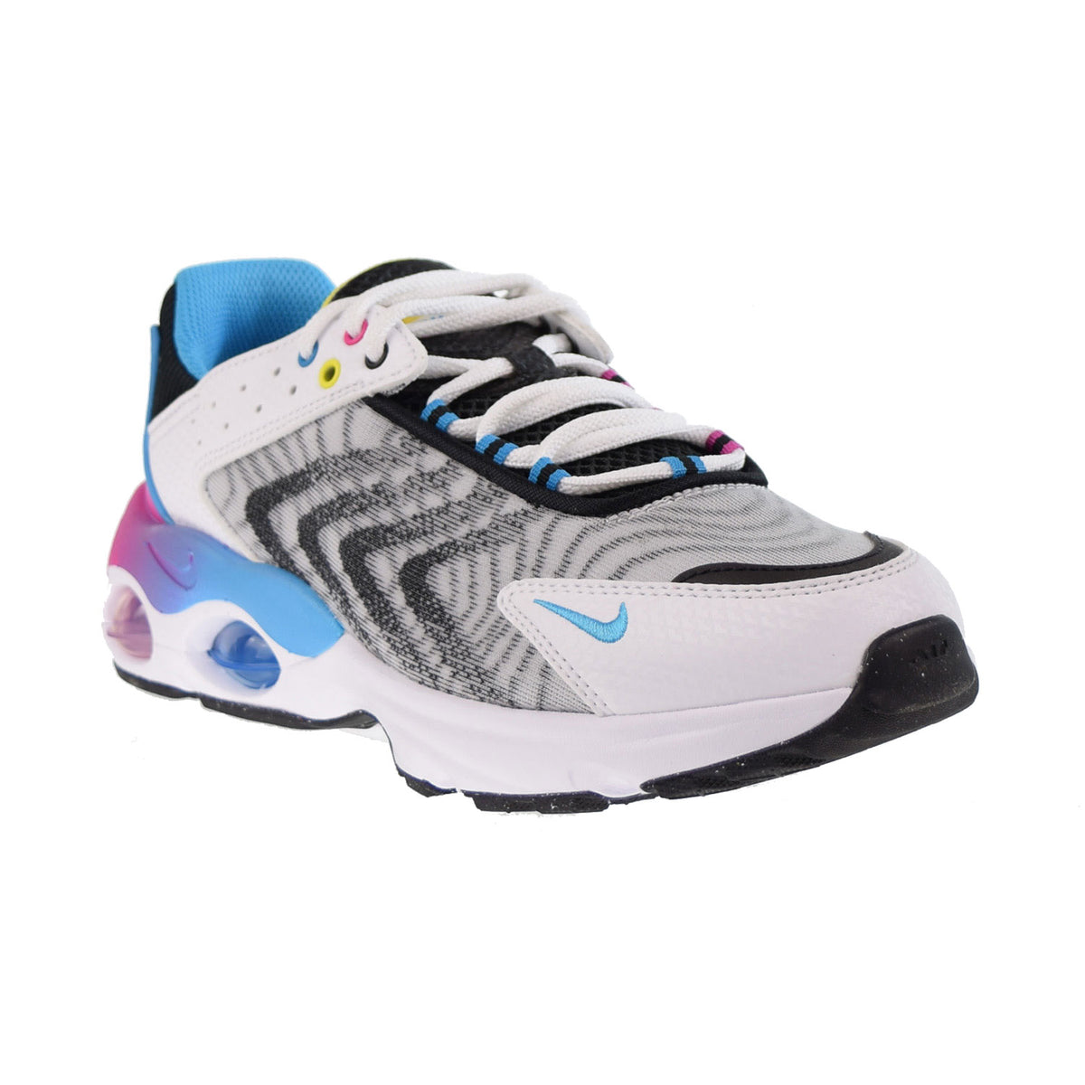 Nike Air Max TW SE (GS) Big Kids' Shoes White-Black-Opti Yellow