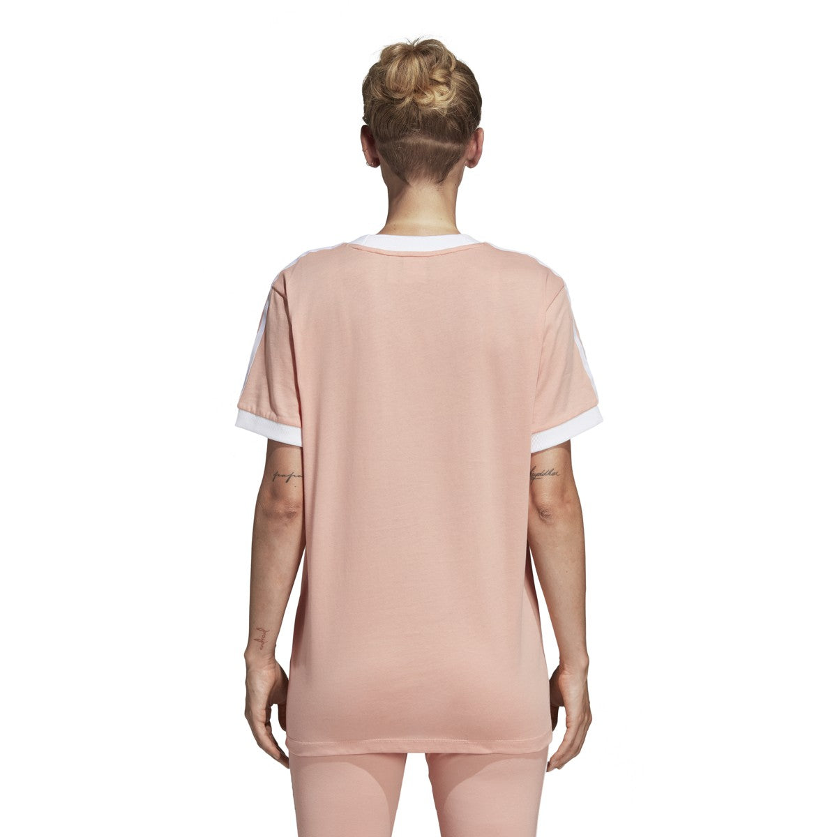 Adidas Women's Originals 3-Stripes Tee Dust Pink