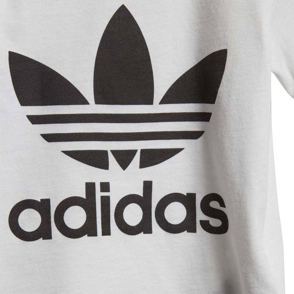 Adidas Toddlers' Originals Trefoil Tee White/Black