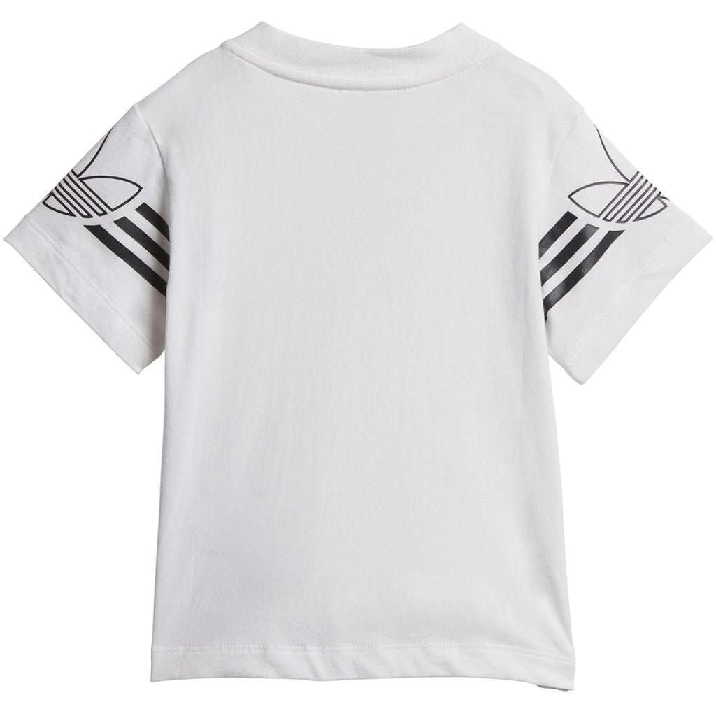 Adidas Infant & Toddler Originals Outline Shorts Set White/Black