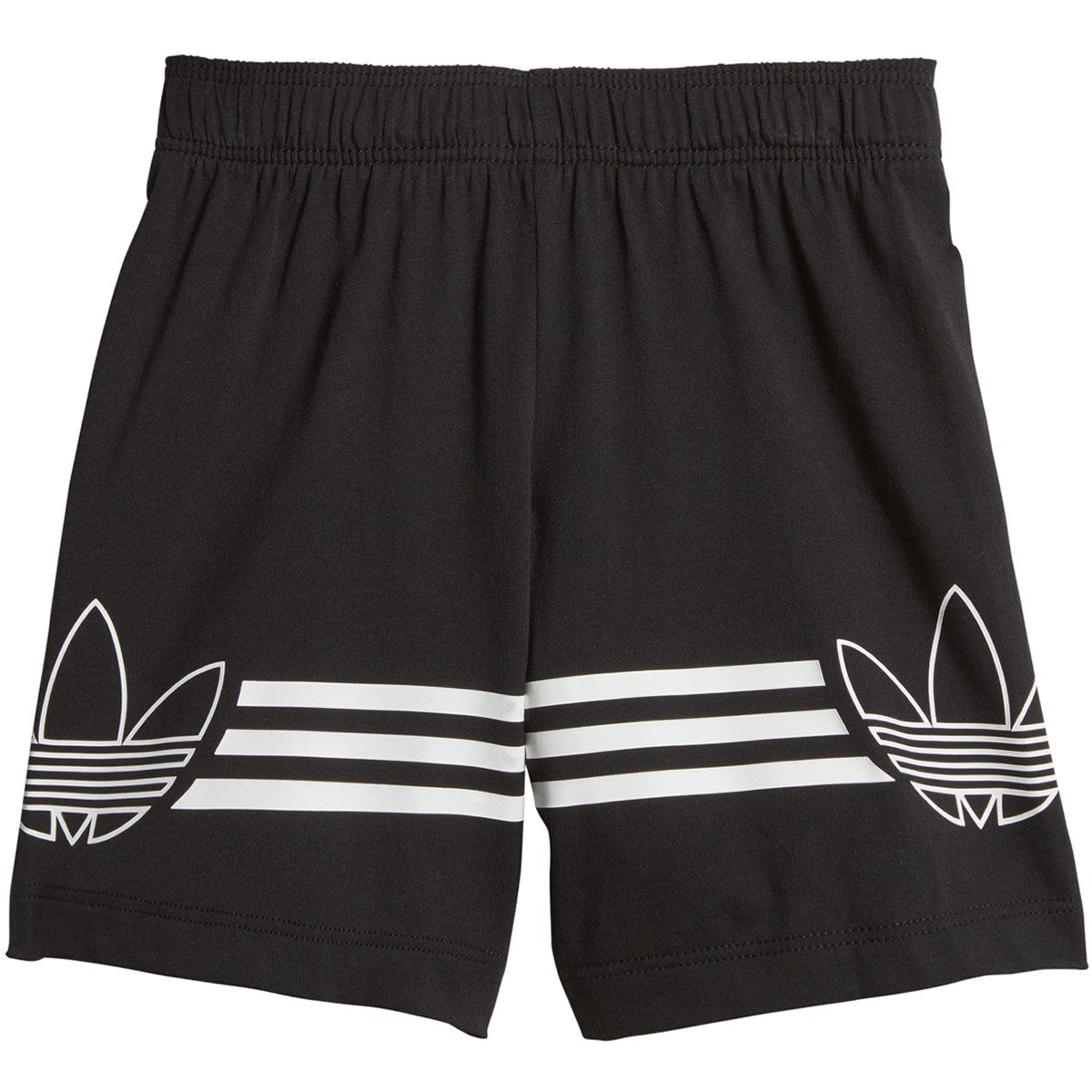 Adidas Infant & Toddler Originals Outline Tee Shorts Set White/Black