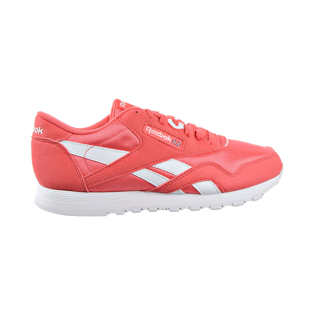 Reebok Classic Nylon Color Women's Running Shoes Bright Rose/White