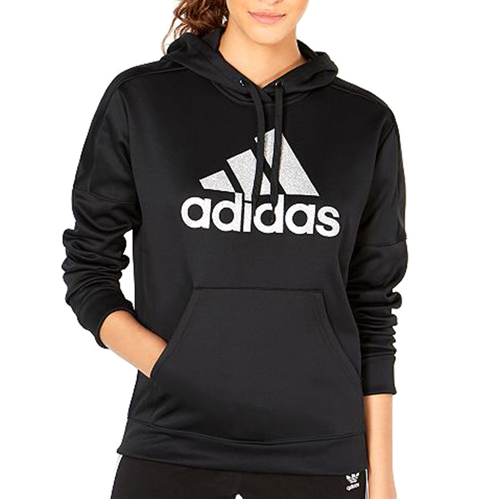 Adidas Women's Originals Shine Logo Hoodie Black