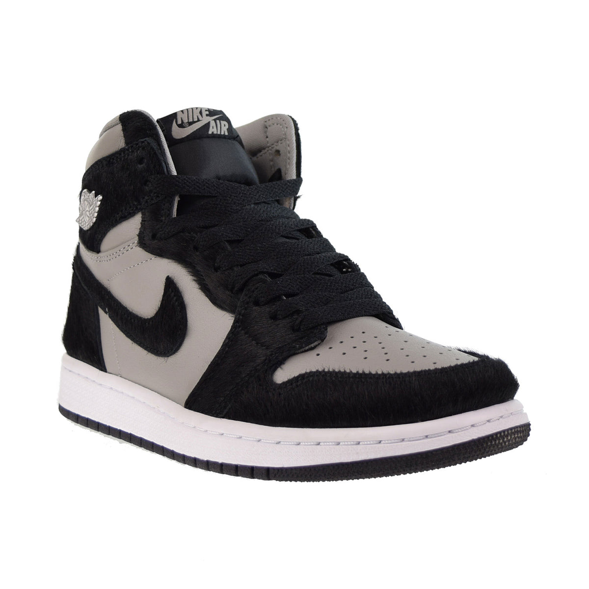  Air Jordan 1 High OG Twist Women's Shoes Medium Grey-Black-White