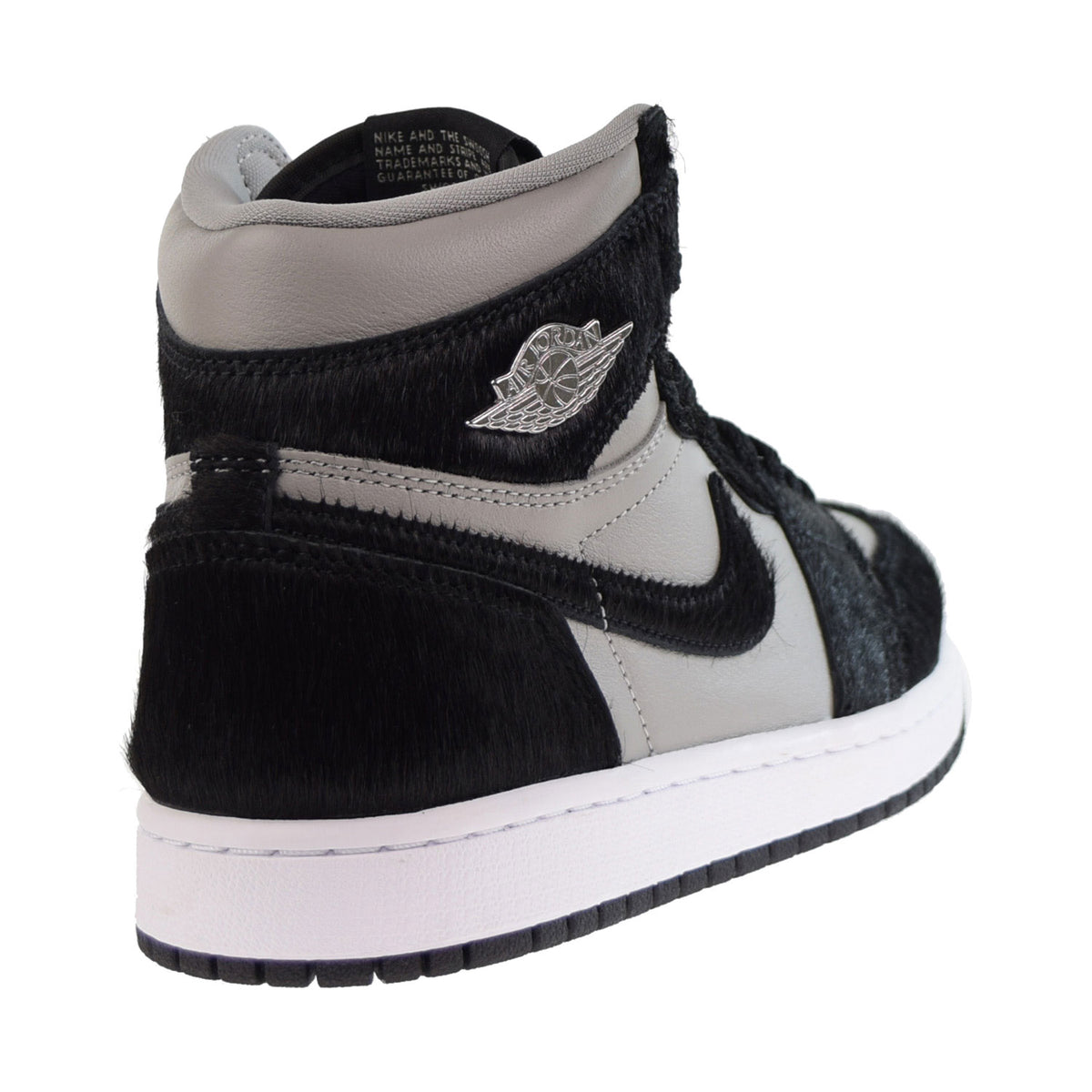  Air Jordan 1 High OG Twist Women's Shoes Medium Grey-Black-White