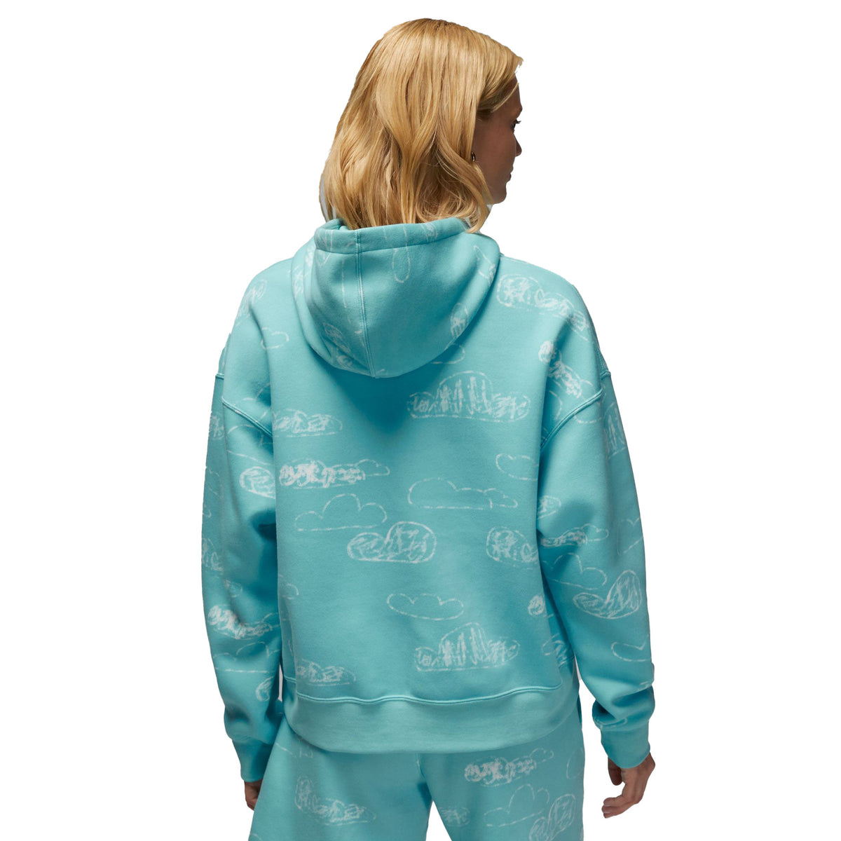 Jordan Artist Series by Parker Duncan Women's Hoodie Dark Powder Blue