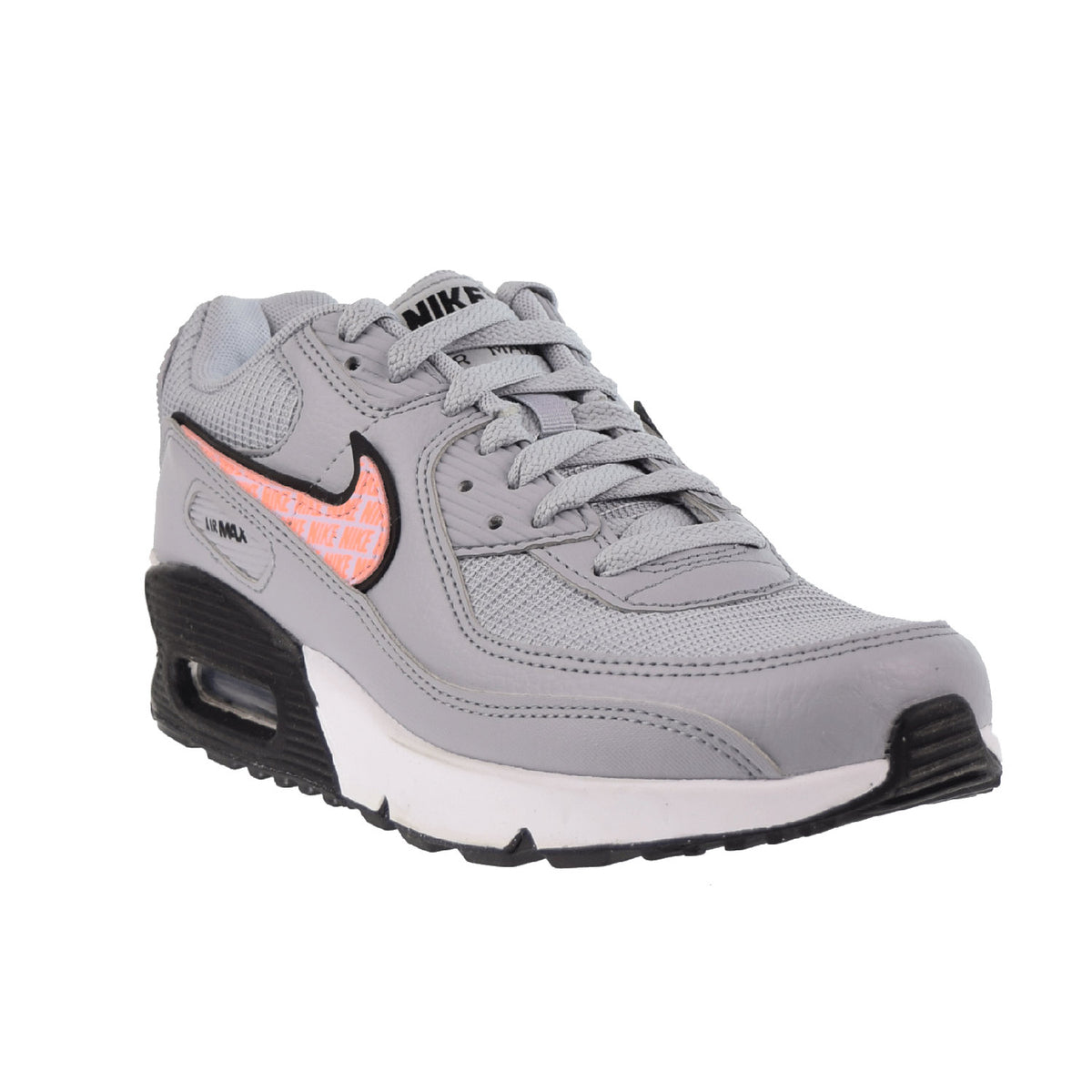 Nike Air Max 90 Next Nature (GS) Big Kids' Shoes Wolf Grey-Doll-Sunset Glowl