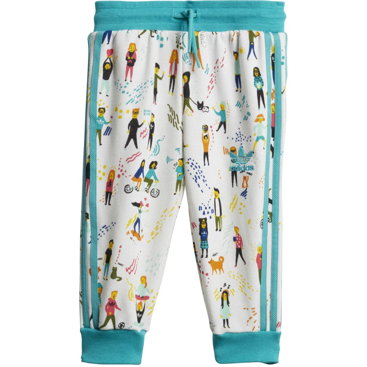Adidas Infants & Toddler Originals Hoodie Set Multicolor-Hi-Res Aqua