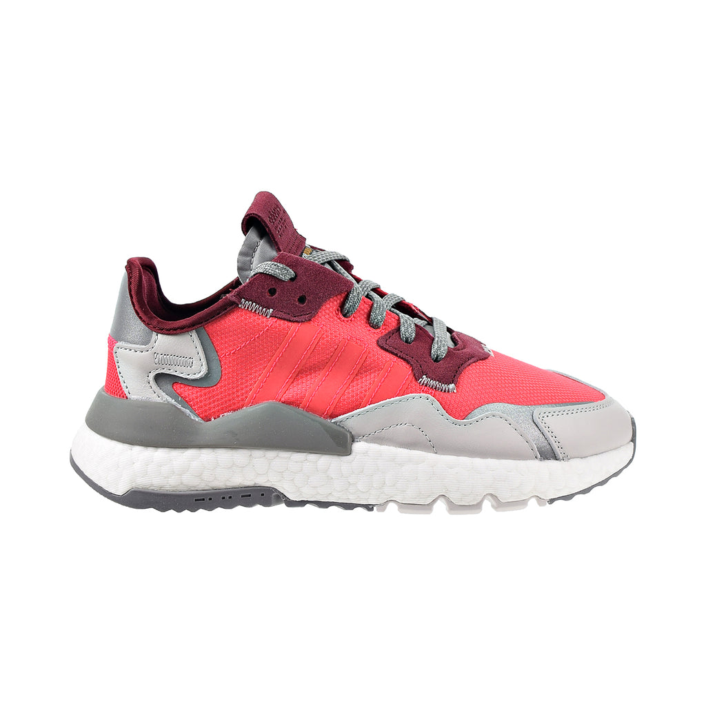Adidas Nite Jogger Women's Shoes Shock Red-Grey One