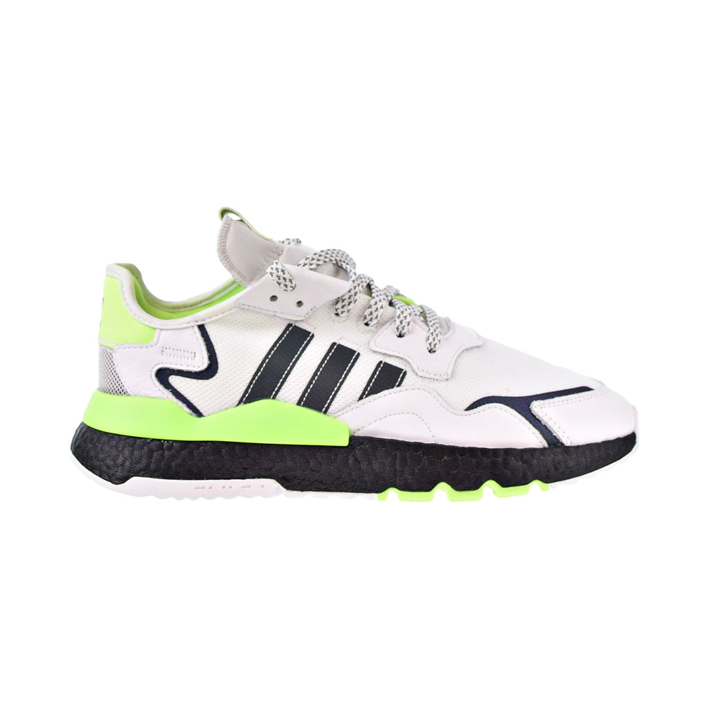 Adidas Nite Jogger Men's Shoes White-Black-Signal Green