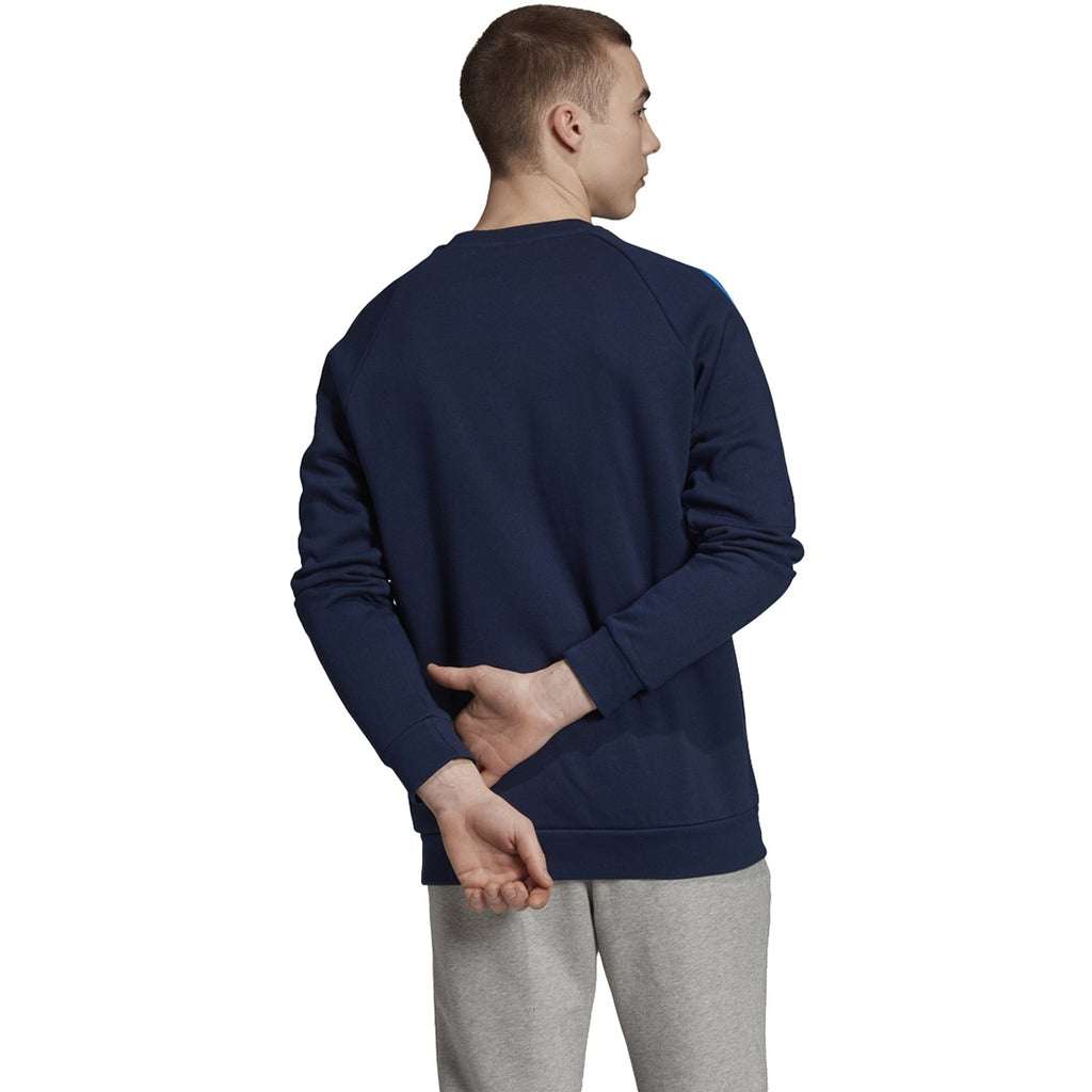 Adidas Men's Originals 3-Stripes Tee Collegiate-Navy-Bluebird