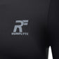 RunFlyte Men's Basics Short Sleeve Moisture-Wicking T-Shirt Black/Dark Grey